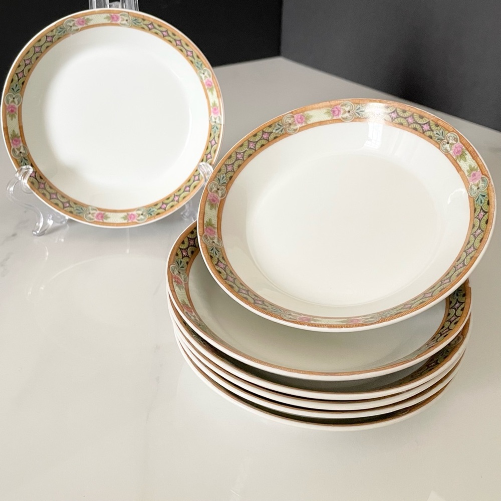 SET of 7 Dessert/Fruit Bowls - Guerin Limoges